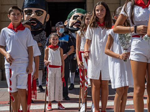 Fotos del Día Infantil en fiestas de Estella
