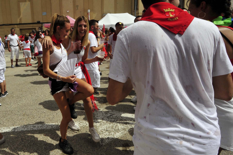 Inicio de las fiestas de Falces
