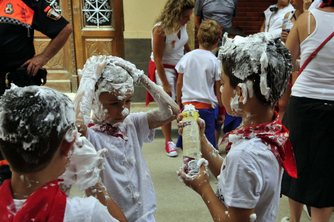 Inicio de las fiestas de Falces