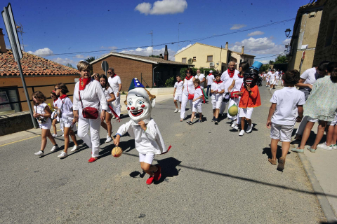 Fotos del inicio festivo en Beire.