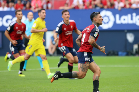 Fotos del Osasuna-Cádiz disputado en El Sadar.