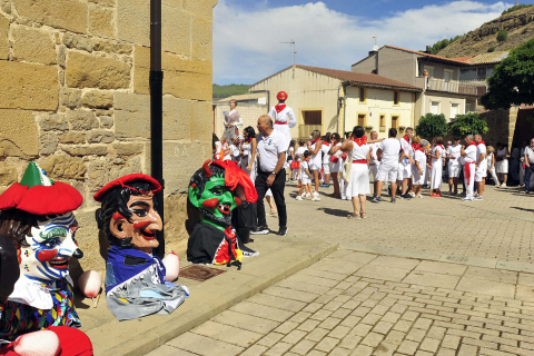 Fotos del inicio festivo en Murillo el Fruto.