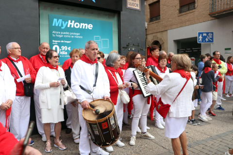 Procesión en honor a la Virgen de La Merced en las fiestas 2022 de Corella