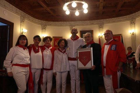 Procesión en honor a la Virgen de La Merced en las fiestas 2022 de Corella