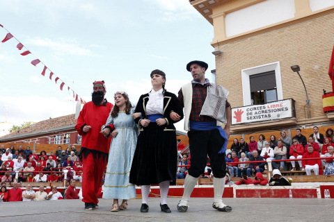 Paloteado de Cortes en las fiestas de San Miguel 2022