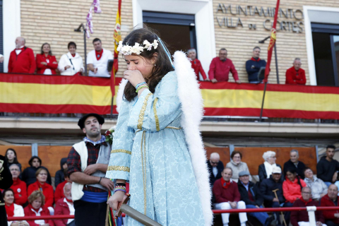 Paloteado de Cortes en las fiestas de San Miguel 2022