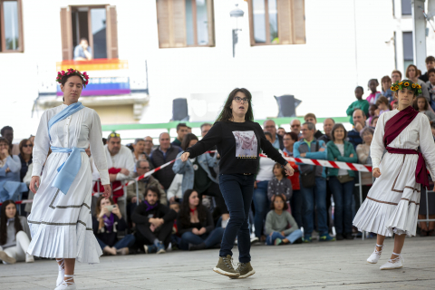 Chupinazo de las fiestas de Villava 2022./