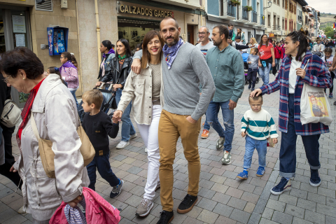 Chupinazo de las fiestas de Villava 2022./