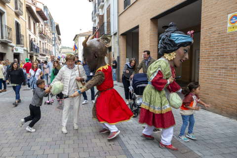 Chupinazo de las fiestas de Villava 2022./