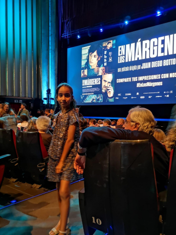 Imágenes del estreno de la película 'En los márgenes' en Madrid