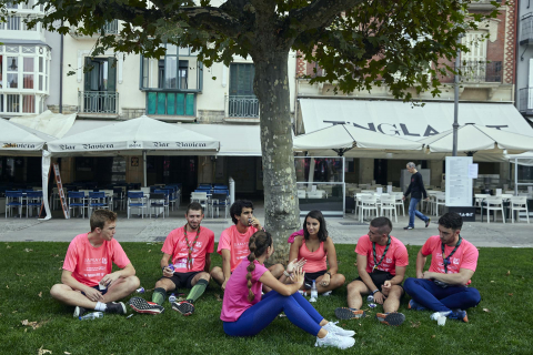 Imágenes de la XI Carrera Solidaria contra el Cáncer de Mama en Pamplona