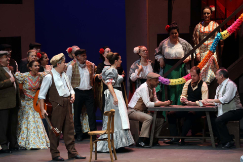 Imágenes del ensayo general en el Teatro Gayarre de 'La Revoltosa'