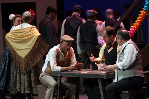 Imágenes del ensayo general en el Teatro Gayarre de 'La Revoltosa'