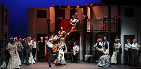 Imágenes del ensayo general en el Teatro Gayarre de 'La Revoltosa'
