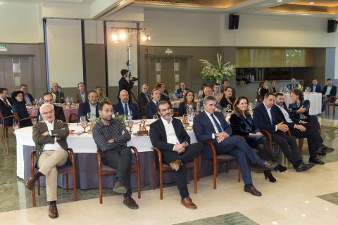 Asistentes a la gala de entrega de los premios Alimentos de Navarra.