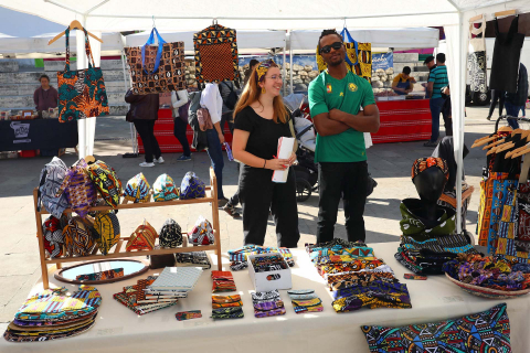 Fotos de la feria artesanal en Irurtzun.