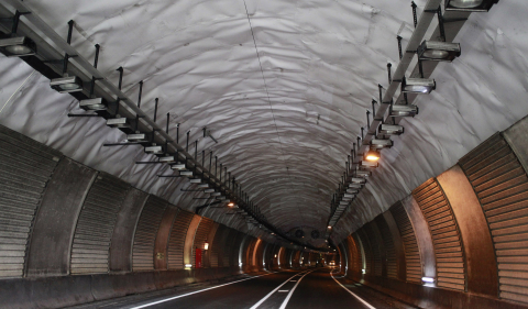 Reapertura del túnel de Belate, en una foto de archivo de 2011.