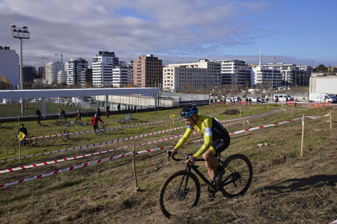 Participantes en la cuarta edición del ciclocross Pamplona