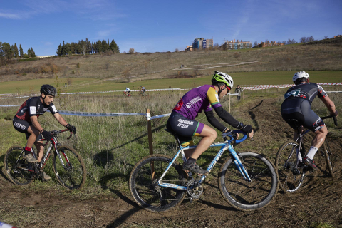 Participantes en la cuarta edición del ciclocross Pamplona