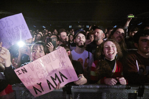 Actuación de Rigoberta Bandini en el Navarra Arena