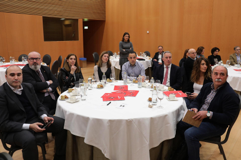 Participantes en el encuentro 'Expectativas 2023' organizado por DN Management en Baluarte.