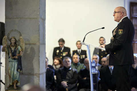 Acto del 199 aniversario de la Policía Nacional celebrado en la Ciudadela de Pamplona.