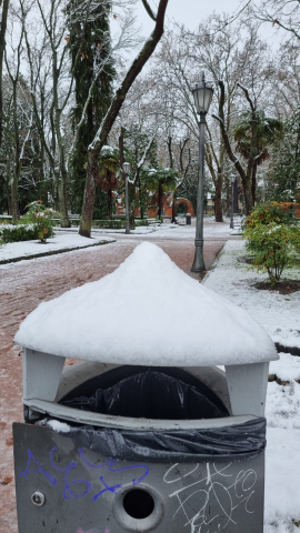 Nieve en Pamplona
