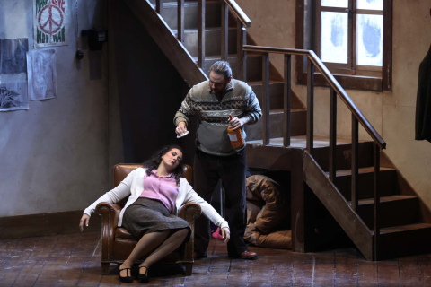 Fotos del ensayo general de 'La Bohème'.