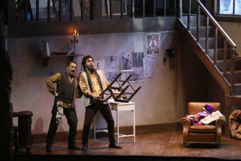 Fotos del ensayo general de 'La Bohème'.