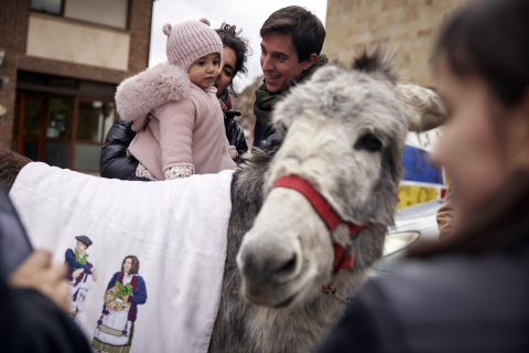 Fotos de los quintos en el día de Santa Águeda de Alsasua.