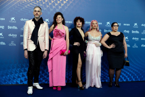 alfombra roja premios goya 2023