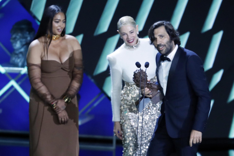 Galardonados y momentos de la ceremonia de entrega de los Premios Goya en su XXXVII edición.