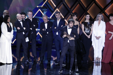 Galardonados y momentos de la ceremonia de entrega de los Premios Goya en su XXXVII edición.