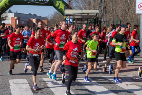 VII edición de la Carrera de los Valientes en la Universidad de Navarra./