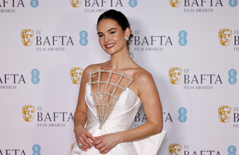 Alfombra roja y galardonados en los Premios Bafta al cine.
