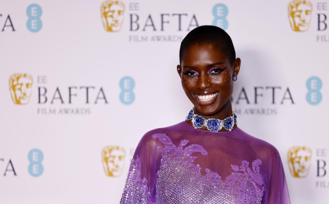 Alfombra roja y galardonados en los Premios Bafta al cine.