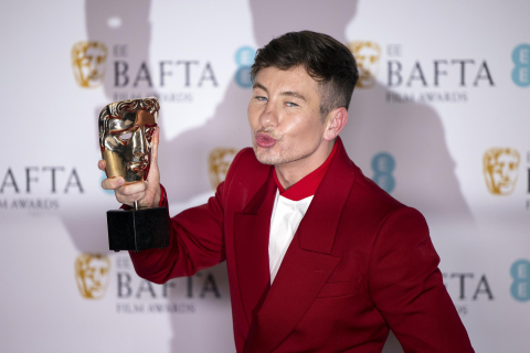 Alfombra roja y galardonados en los Premios Bafta al cine.
