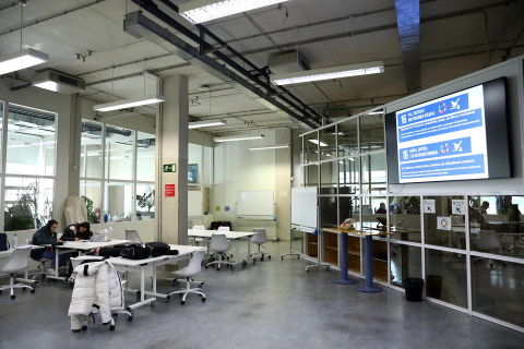 Imágenes de los nuevos espacios de trabajo en la UPNA