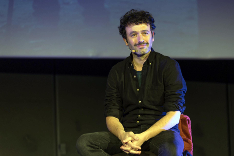 Imágenes de la presentación de la película As Bestas, en la 29 edición de la Muestra de Cine de Tudela.