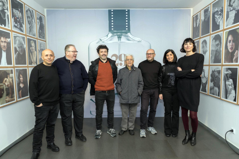 Imágenes de la presentación de la película As Bestas, en la 29 edición de la Muestra de Cine de Tudela.