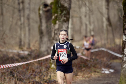 Imágenes del campeonato navarro de cross en el circuito Dantzaleku de Alsasua