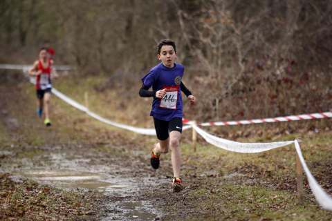 Imágenes del campeonato navarro de cross en el circuito Dantzaleku de Alsasua