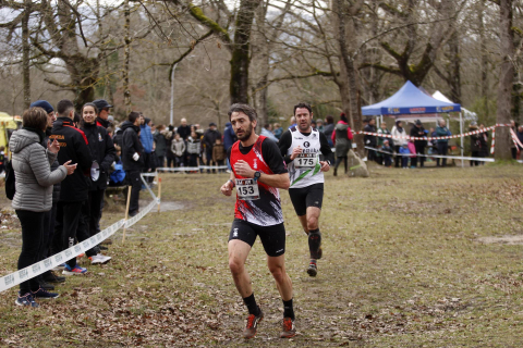 Imágenes del campeonato navarro de cross en el circuito Dantzaleku de Alsasua