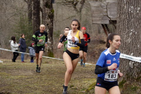 Imágenes del campeonato navarro de cross en el circuito Dantzaleku de Alsasua
