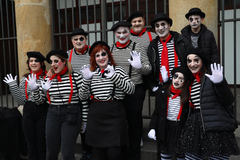 Imágenes del carnaval urbano de Alsasua.