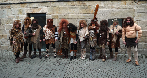Imágenes del carnaval urbano de Alsasua.