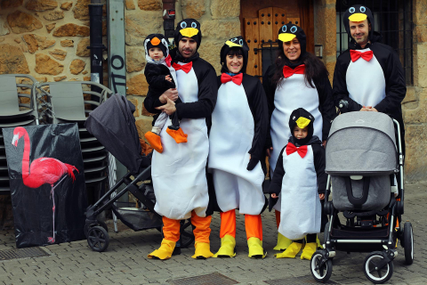 Imágenes del carnaval urbano de Alsasua.