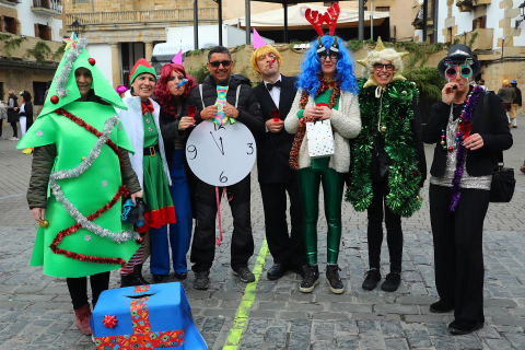 Imágenes del carnaval urbano de Alsasua.
