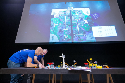 Imágenes de la 'First Lego League' en Sarriguren