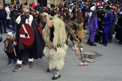 Fotos del domingo de Carnaval en Tafalla.